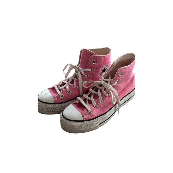Converse Shoes - Converse Chuck Taylor All Star Lift Platform High Pink White Women's 7